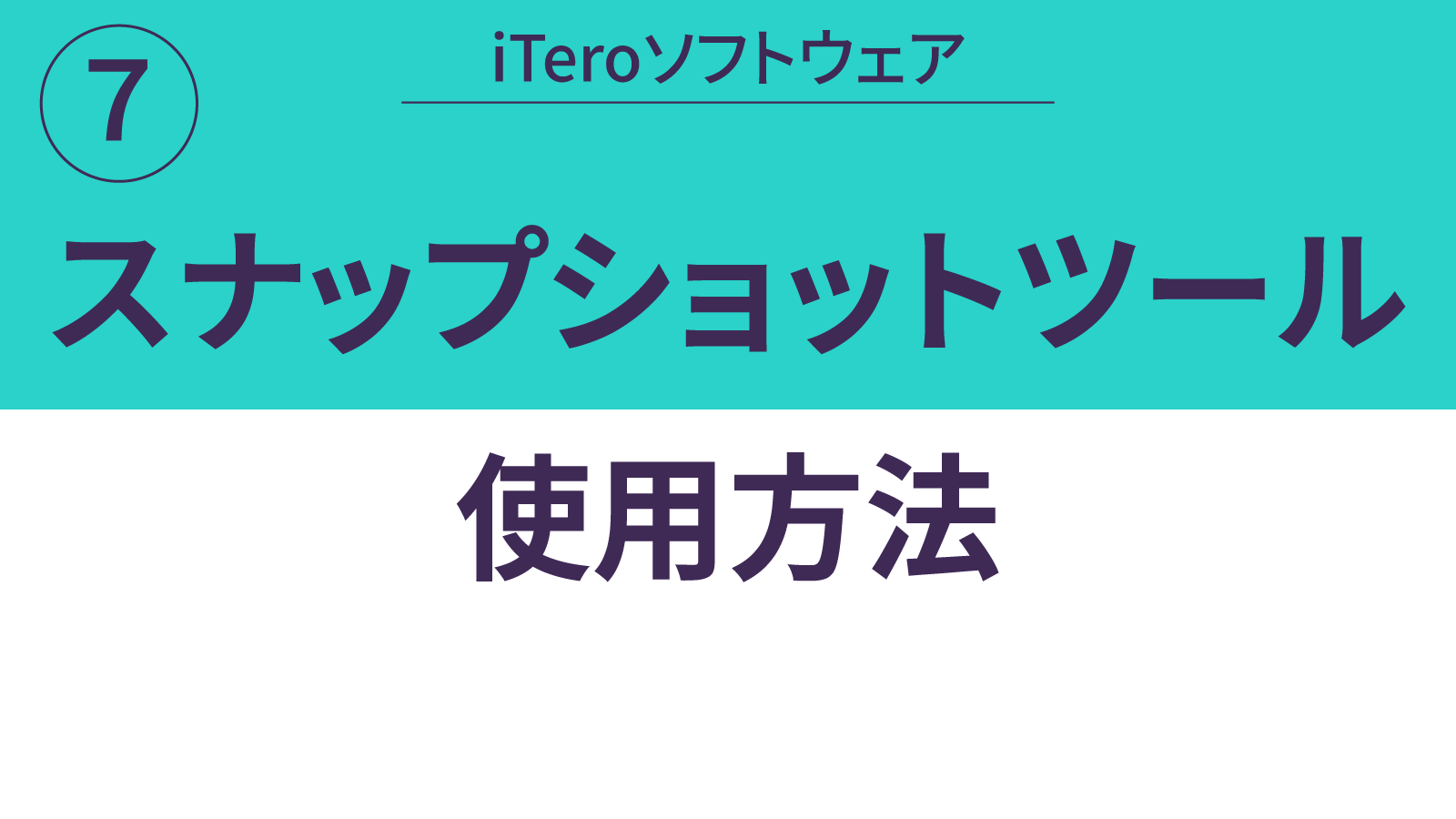 スナップショット